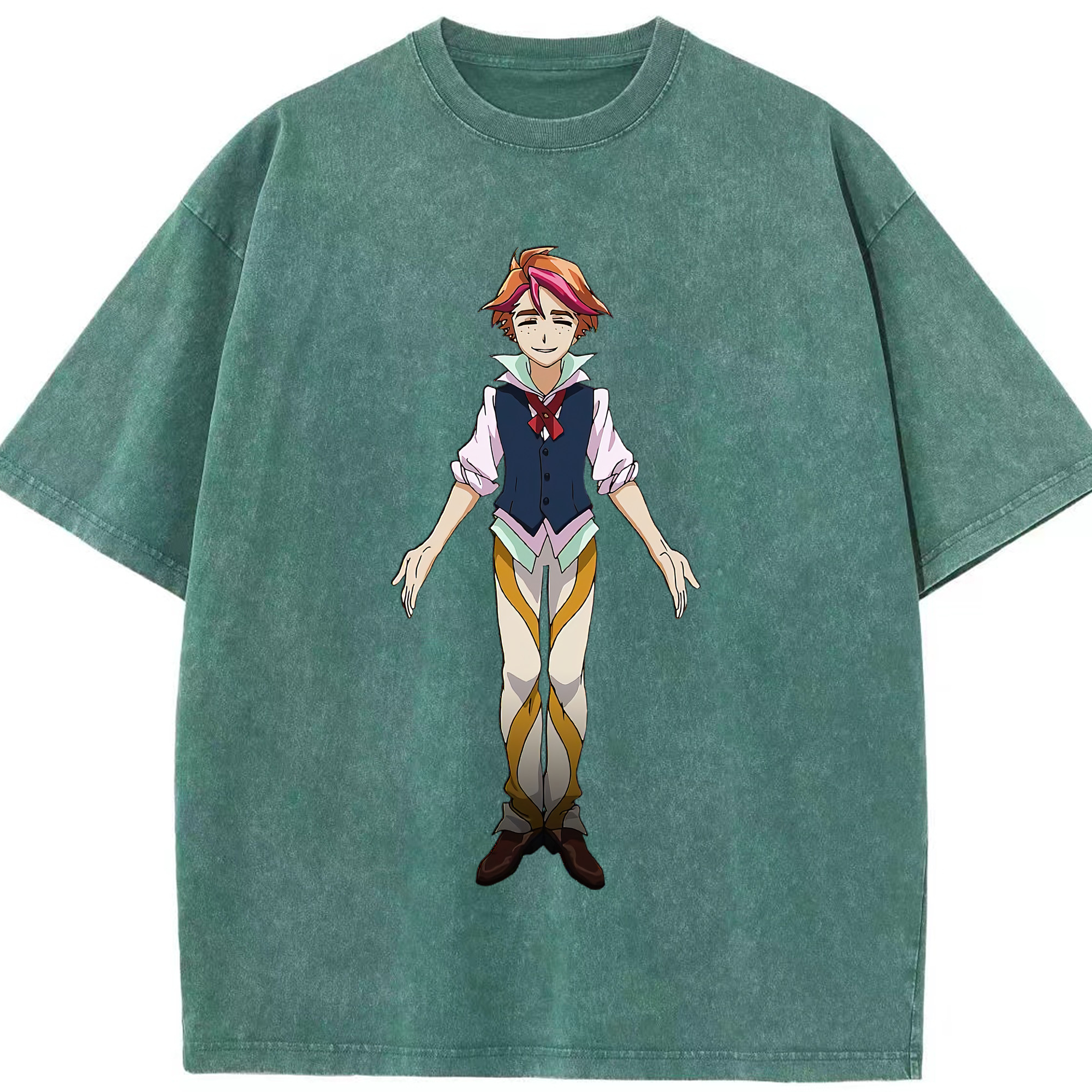 （画像用） 遊☆戯☆王 Yu-Gi-Oh! 綿100% ヴィンテージ風 半袖Tシャツ（フロントプリント）